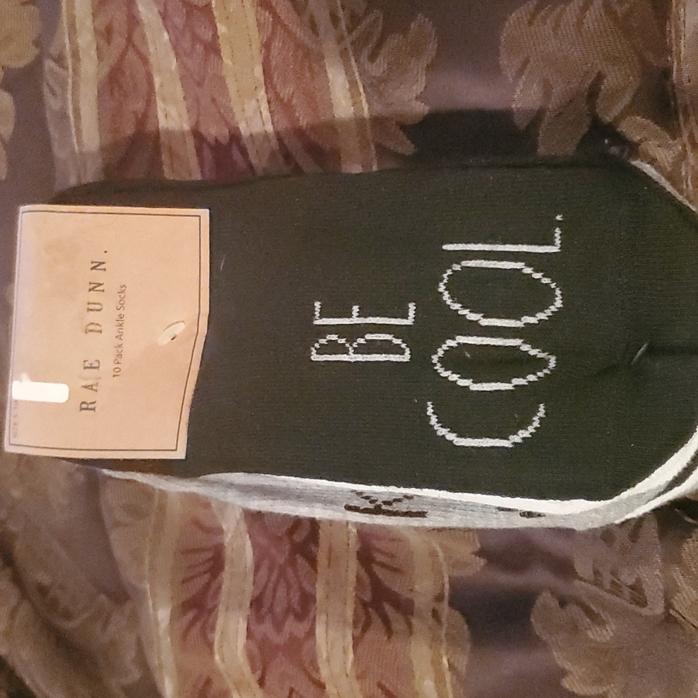- Rae dunn new ten pack ankle socks five stars 🌟 xo my fave grey white black